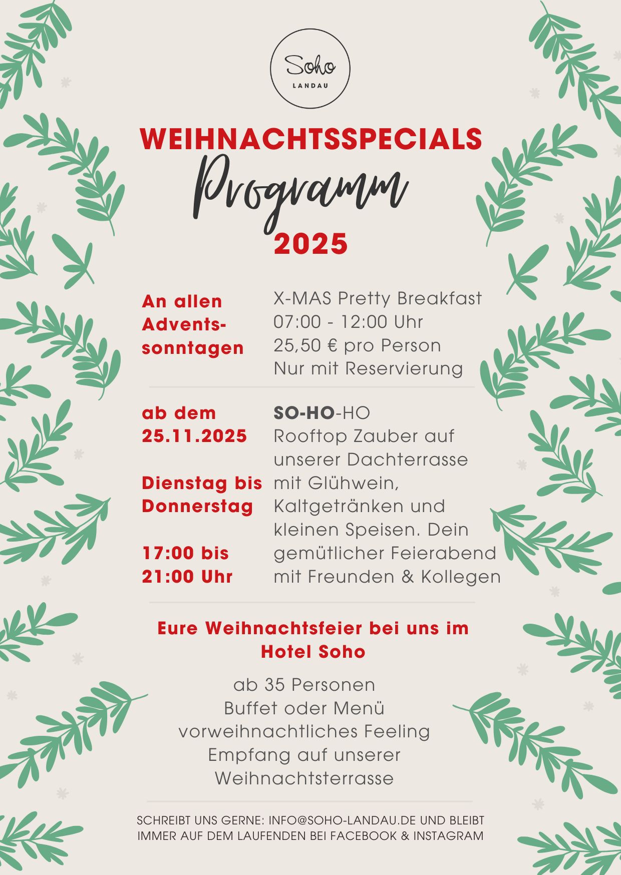Weihnachtsflyer 2025